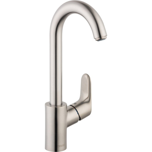 Hansgrohe 4507801 Focus Bar Faucet, 1.5 GPM in Steel Optic