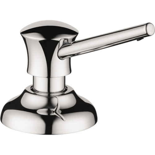 Hansgrohe 4540800 Soap Dispenser, Traditional in Steel Optic