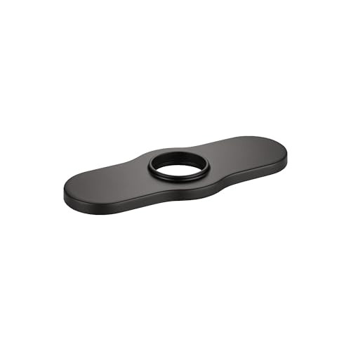 Hansgrohe 04778670 Joleena Base Plate for Single-Hole Faucets in Matte Black