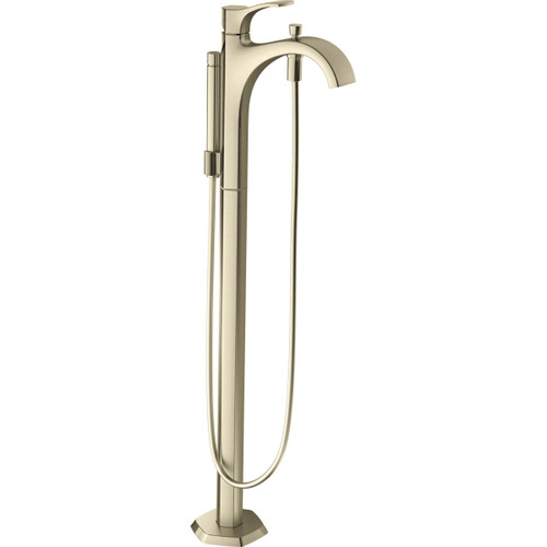 Hansgrohe 4818820 Locarno Freestanding Tub Filler Trim with 1.75 GPM Handshower in Brushed Nickel
