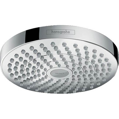 Hansgrohe 4825000 Croma Select S Showerhead 180 2-Jet, 2.5 GPM in Chrome