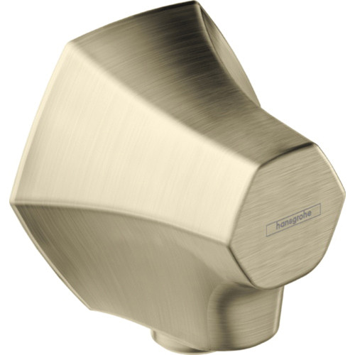 Hansgrohe 4839820 Locarno Wall Outlet with Check Valves in Brushed Nickel