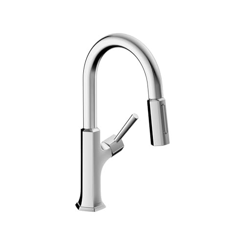 Hansgrohe 04853000 Locarno Prep Kitchen Faucet, 2-Spray Pull-Down, 1.75 GPM in Chrome