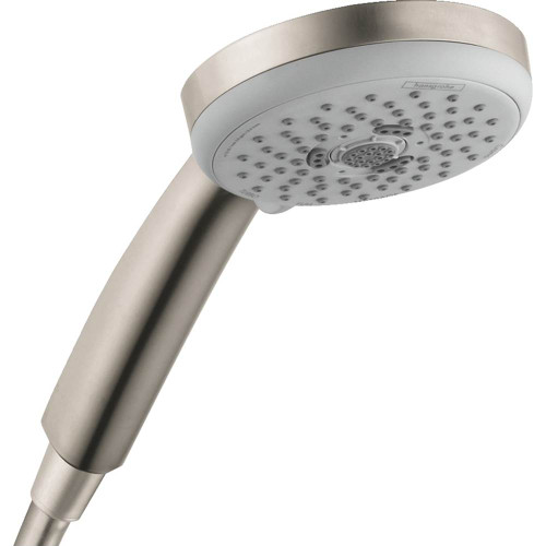 Hansgrohe 4931820 Croma 100 Handshower E 3-Jet, 1.5 GPM in Brushed Nickel