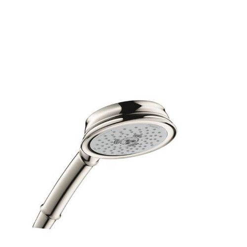 Hansgrohe 4932830 Croma 100 Classic Handshower 3-Jet, 1.5 GPM in Polished Nickel
