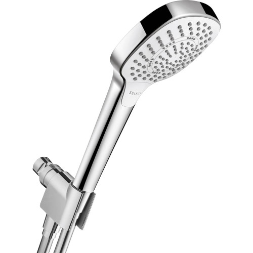 Hansgrohe 4937000 Croma Select E Handshower Set 110 3-Jet, 2.5 GPM in Chrome
