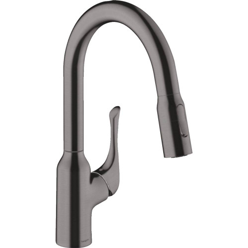 Hansgrohe 71844341 Allegro N Prep Kitchen Faucet, 2-Spray Pull-Down, 1.75 GPM in Brushed Black Chrome
