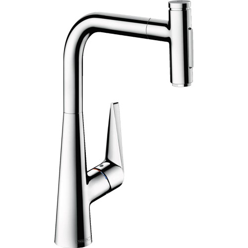 Hansgrohe 73867001 Talis Select S High Arc Kitchen Faucet, 2-Spray Pull-Out with sBox, 1.75 GPM in Chrome