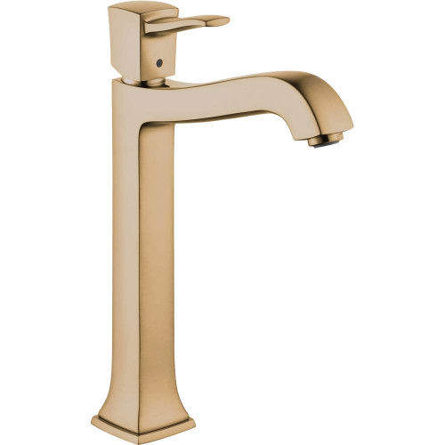 Hansgrohe 31303141 Metropol Classic Single-Hole Faucet 260 with Pop-Up Drain, 1.2 GPM in Brushed Bronze