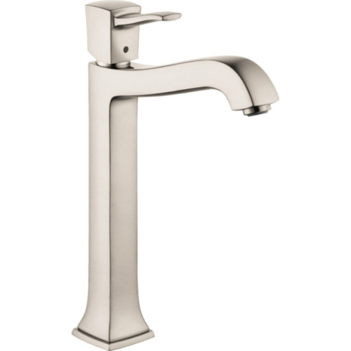Hansgrohe 31303821 Metropol Classic Single-Hole Faucet 260 with Pop-Up Drain, 1.2 GPM in Brushed Nickel