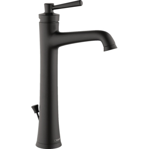 Hansgrohe 4772670 Joleena Single-Hole Faucet 230 with Pop-Up Drain, 1.2 GPM in Matte Black