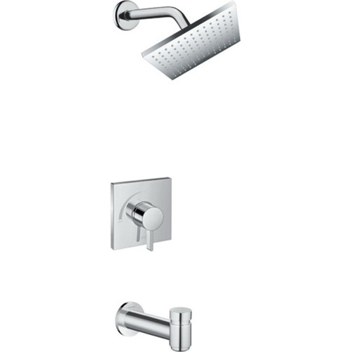 Hansgrohe 04962000 Vernis Shape Pressure Balance Tub/Shower Set, 1.75 GPM in Chrome