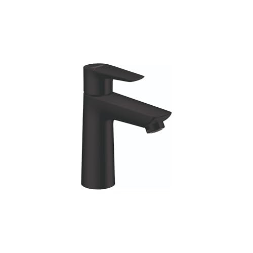 Hansgrohe 71710671 Talis E Single-Hole Faucet 110 with Pop-Up Drain, 1.2 GPM in Matte Black