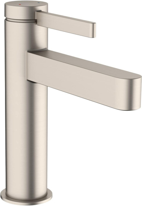 Hansgrohe 76020821 Finoris Single-Hole Faucet 110 with Pop-Up Drain, 1.2 GPM in Brushed Nickel