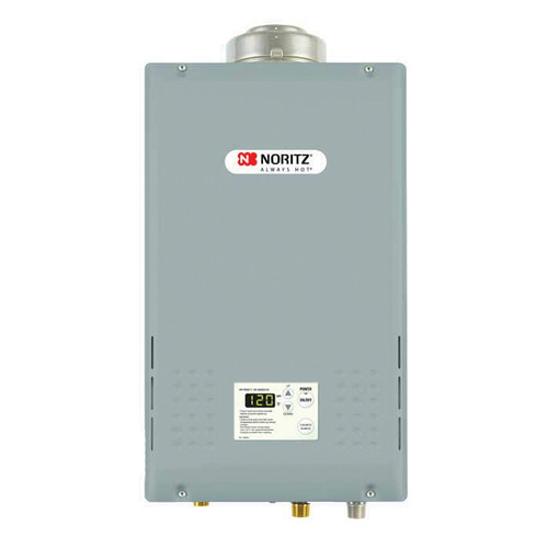 Noritz NC199DVCNG 9.8 GPM 199900 BTU 120V Commercial Natural Gas Tankless Water Heater with Concentric Vent