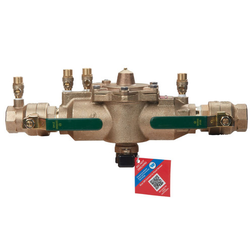 Watts Series LF009 2 In Lead Free Reduced Pressure Zone Backflow Preventer Assembly
