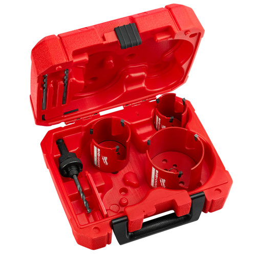 Milwaukee 49-56-9280 7 Piece Big Hawg Hole Saw Kit with Carbide Teeth