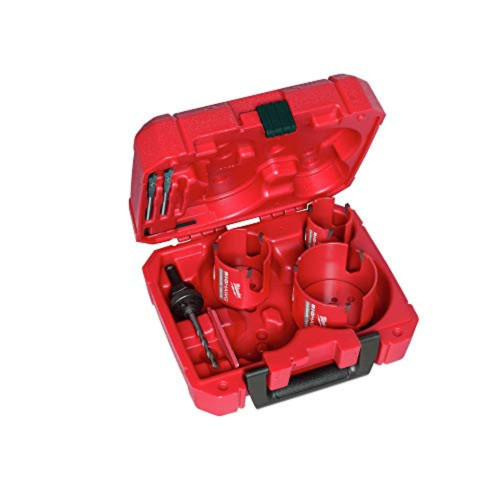 Milwaukee 49-56-9280 7 Piece Big Hawg Hole Saw Kit with Carbide Teeth