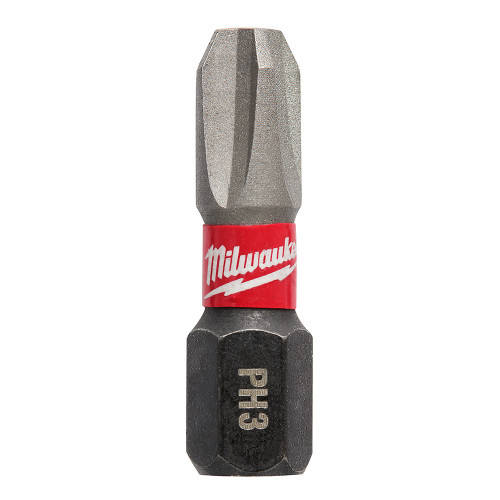 Milwaukee 48-32-4433 Shockwave 2-Piece Impact Phillips #3 Insert Bits (2 Pack)
