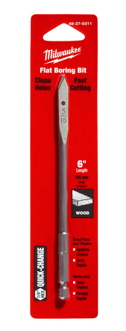Milwaukee 48-27-0311 Flat Boring Bit 5/16 in. x 6 in.