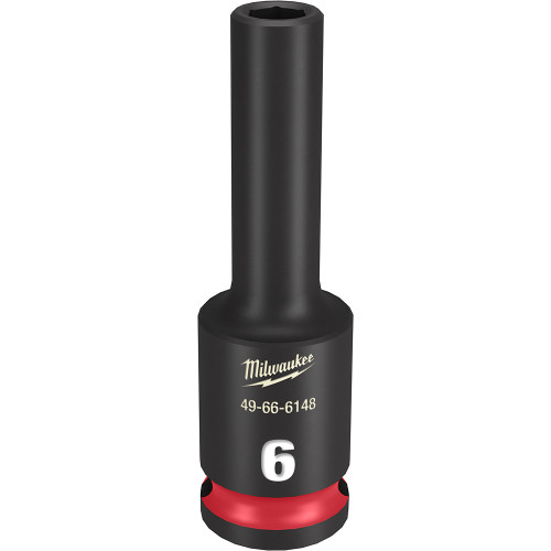 Milwaukee 49-66-6148 Shockwave Impact Duty 3/8" Drive 6MM Deep 6 Point Socket