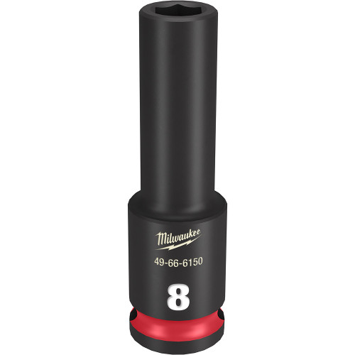 Milwaukee 49-66-6150 Shockwave Impact Duty 3/8" Drive 8MM Deep 6 Point Socket