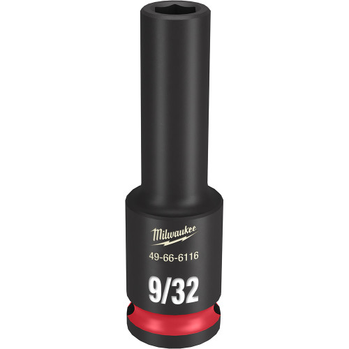 Milwaukee 49-66-6116 Shockwave Impact Duty 3/8" Drive 9/32" Deep 6 Point Socket