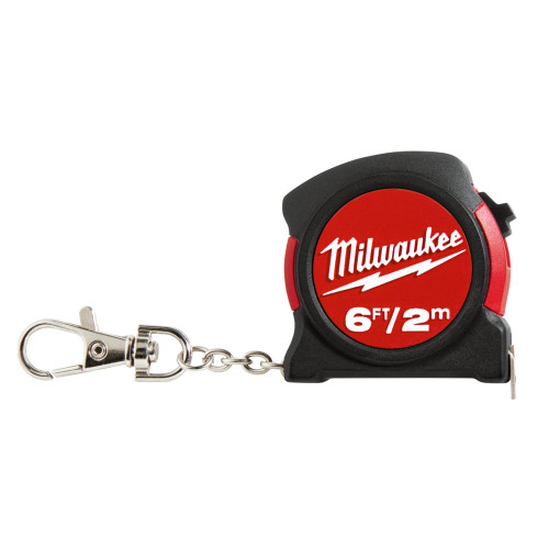 Milwaukee 48-22-5506C 6 ft / 2 m Keychain Tape Measure Clam