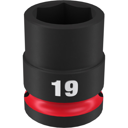 Milwaukee 49-66-6251 Shockwave Impact Duty 1/2" Drive 19MM Standard 6 Point Socket