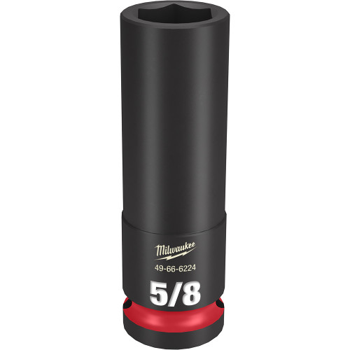 Milwaukee 49-66-6224 Shockwave Impact Duty 1/2" Drive 5/8" Deep 6 Point Socket