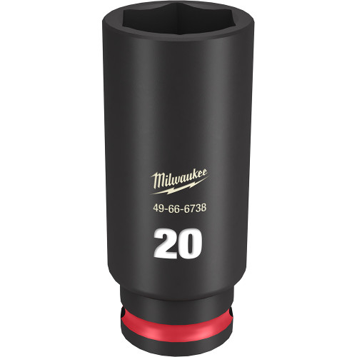 Milwaukee 49-66-6738 Shockwave Impact Duty 3/8" Drive 20MM Deep 6 Point Socket