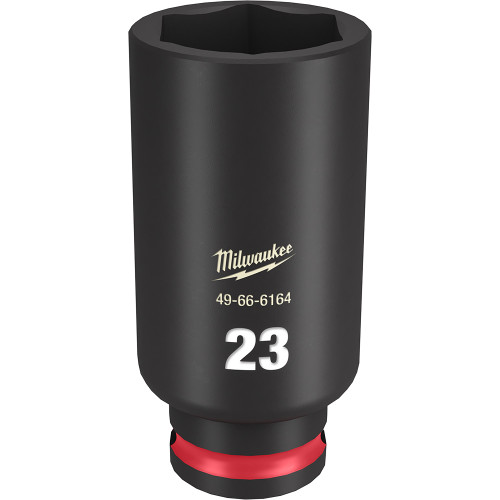 Milwaukee 49-66-6164 Shockwave Impact Duty 3/8" Drive 23MM Deep 6 Point Socket