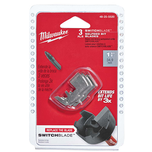 Milwaukee 48-25-5525 1-1/2 in. SwitchBlade Replacement Blades 3PK