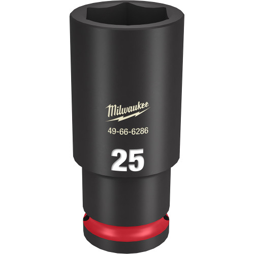 Milwaukee 49-66-6286 Shockwave Impact Duty 1/2" Drive 25MM Deep 6 Point Socket