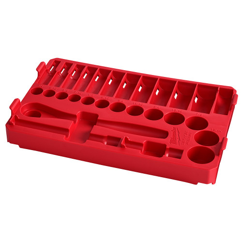 Milwaukee 48-22-9481T 3/8 in. 28 Pc. Ratchet and Socket Set in PACKOUT - SAE Tray