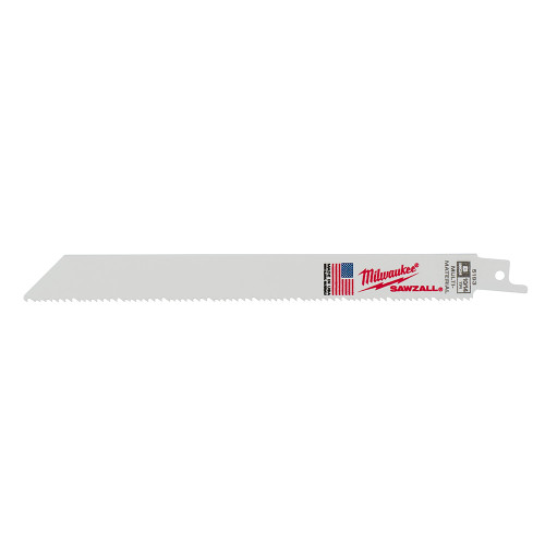 Milwaukee 48-00-5193 8 in. 10/14 TPI SAWZALL Blades 5PK