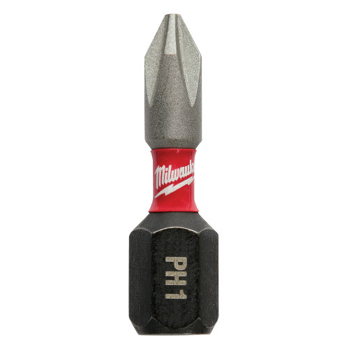 Milwaukee 48-32-4111 Shockwave Impact Phillips #1 Insert Bits 25PK