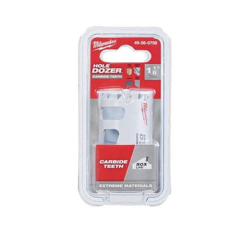Milwaukee 49-56-0708 1-1/8" HOLE DOZER with Carbide Teeth Hole Saw