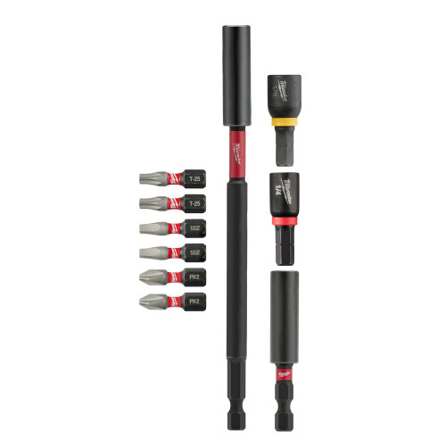 Milwaukee 48-32-4513 Shockwave 10-Piece Impact Driver Guide Bit Set