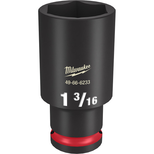Milwaukee 49-66-6233 Shockwave Impact Duty 1/2" Drive 1-3/16" Deep 6 Point Socket