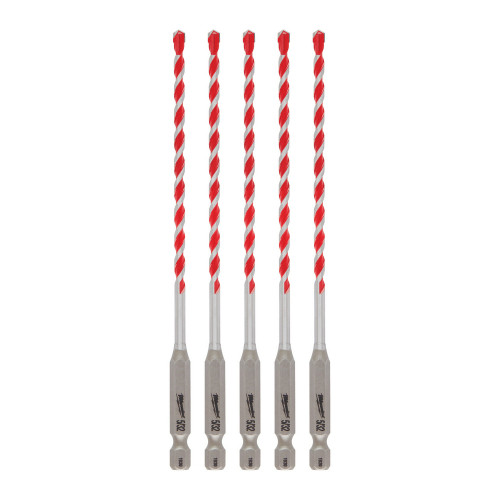 Milwaukee 48-20-9155 5/32 in. Shockwave Carbide Hammer Drill Bit 5PK
