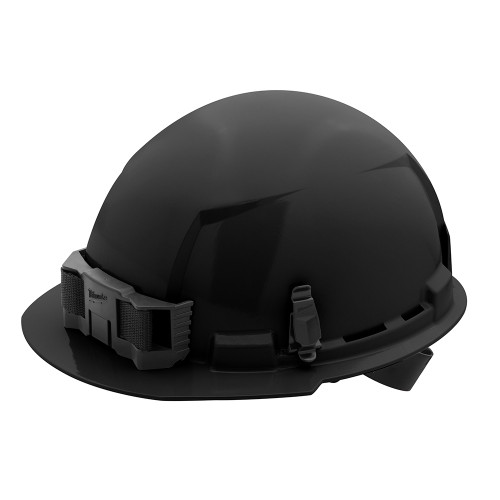 Milwaukee 48-73-1110 Black Front Brim Hard Hat w/4pt Ratcheting Suspension - Type 1, Class E