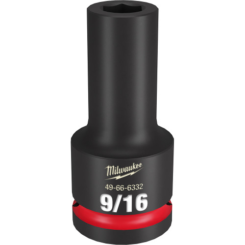 Milwaukee 49-66-6332 Shockwave Impact Duty 3/4" Drive 9/16" Deep 6 Point Socket