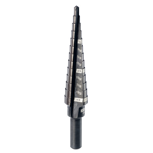 Milwaukee 48-89-9201 #1 Step Drill Bit, 1/8 in. - 1/2 in. x 1/32 in.