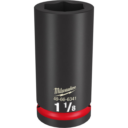 Milwaukee 49-66-6341 Shockwave Impact Duty 3/4" Drive 1-1/8" Deep 6 Point Socket