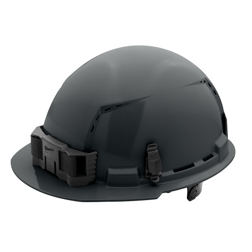 Milwaukee 48-73-1234 Gray Front Brim Vented Hard Hat w/6pt Ratcheting Suspension - Type 1, Class C