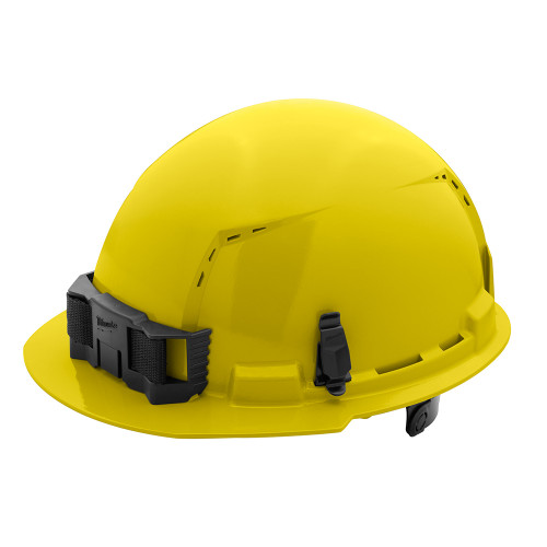 Milwaukee 48-73-1222 Yellow Front Brim Vented Hard Hat w/6pt Ratcheting Suspension - Type 1, Class C