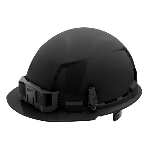 Milwaukee 48-73-1230 Black Front Brim Vented Hard Hat w/6pt Ratcheting Suspension - Type 1, Class C
