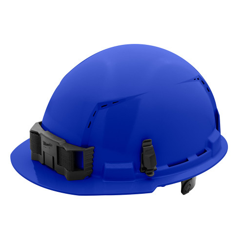 Milwaukee 48-73-1224 Blue Front Brim Vented Hard Hat w/6pt Ratcheting Suspension - Type 1, Class C