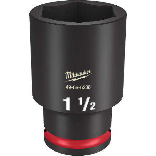 Milwaukee 49-66-6238 Shockwave Impact Duty 1/2" Drive 1-1/2" Deep 6 Point Socket